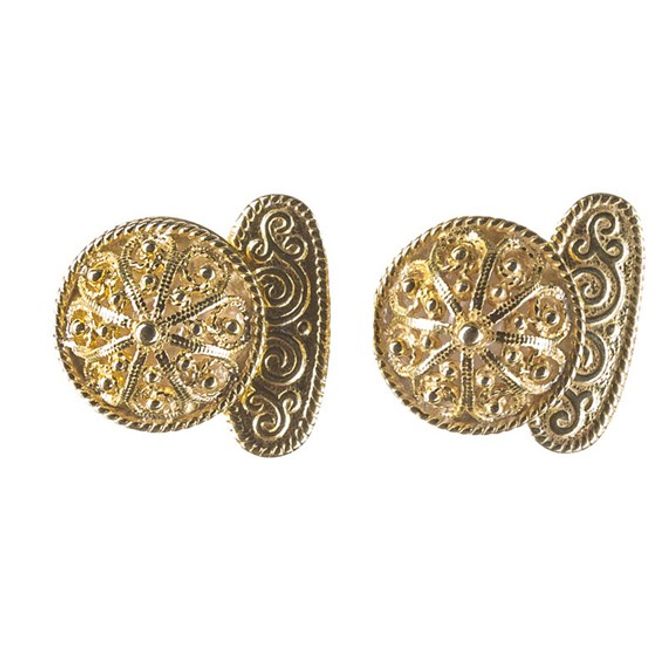 Hovedbilde Mansjettknapper filigran, forgylt