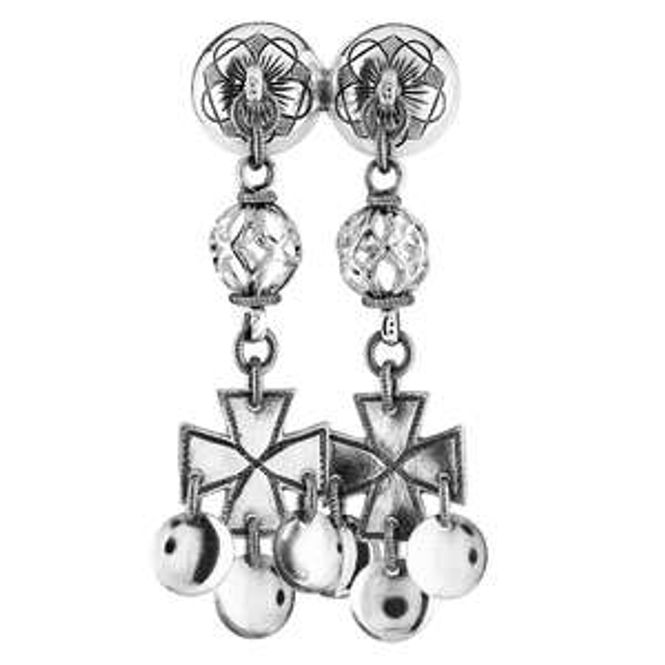 Hovedbilde Halsknapp Smaalenene, oksidert