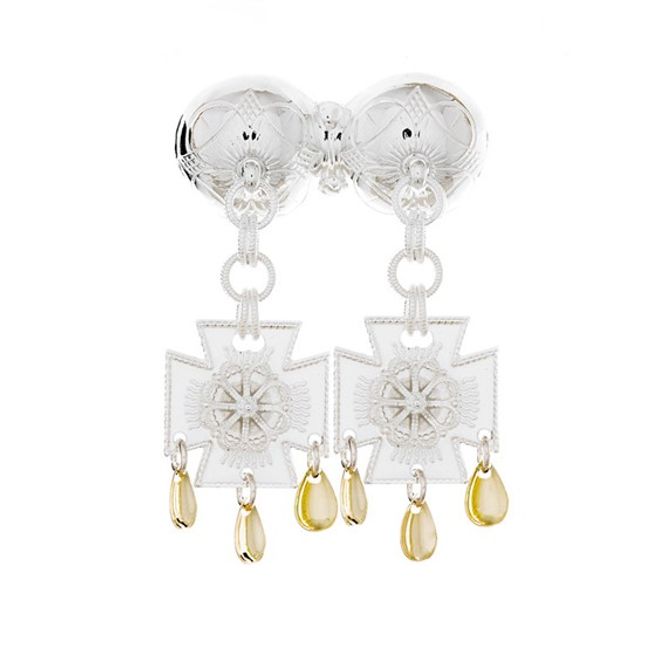 Hovedbilde Halssølje med rosett i korslauv