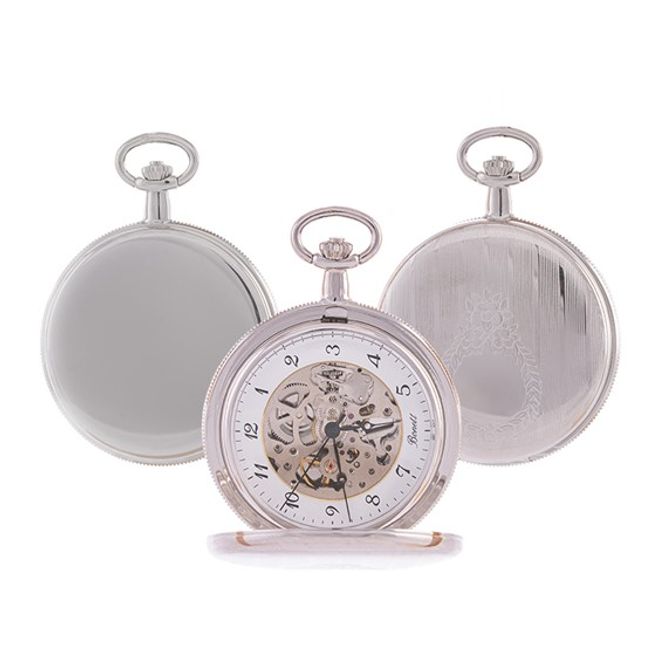 Hovedbilde Lommeur krom, mekanisk