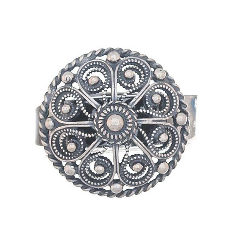 Ring filigran, oksidert