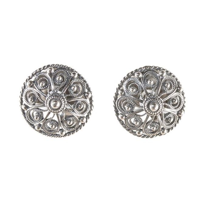 Hovedbilde Mansjettknapper stolpe, oksidert