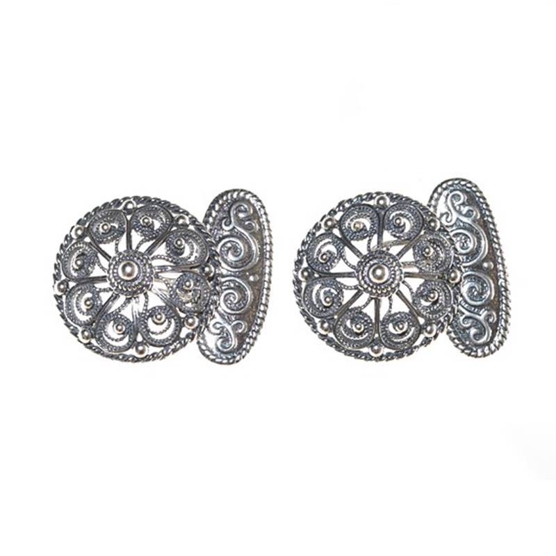 Mansjettknapper, oksidert