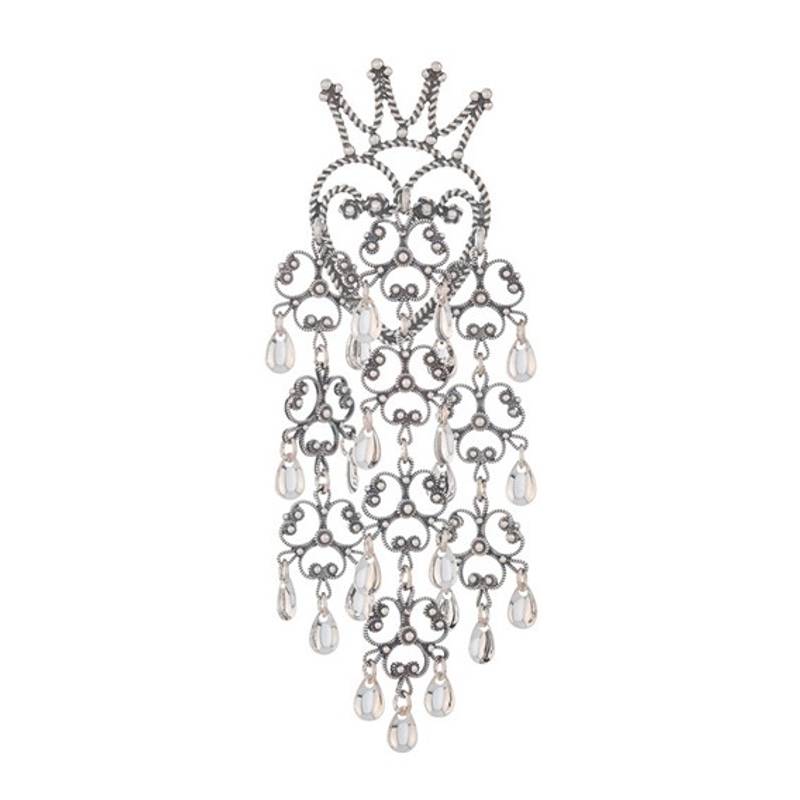 Kronesølje 11,5 cm, oksidert