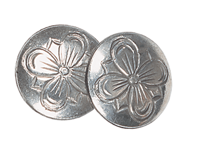 Hovedbilde Mansjettknapper firkløver 114 oksidert