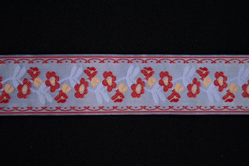 Bånd blomsterranke 34 mm