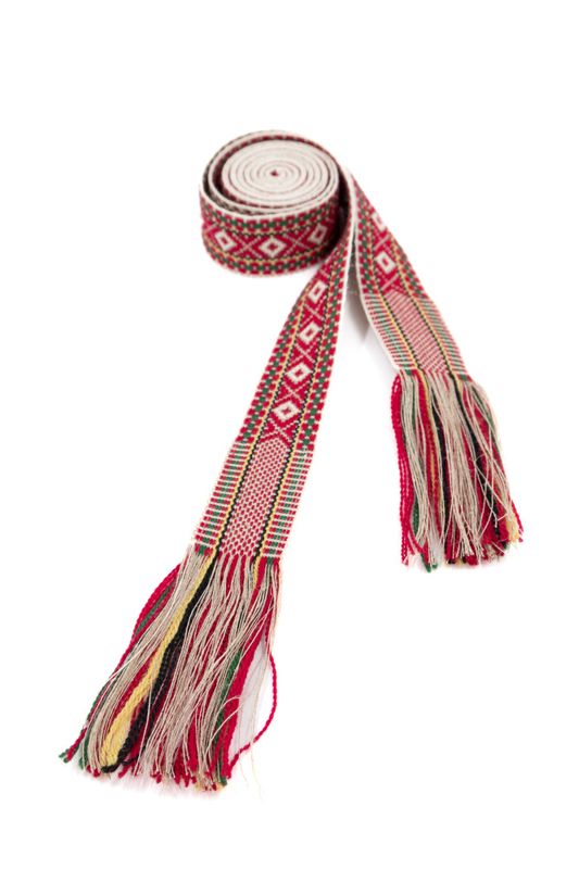 Aust-Agder Åmli belte mørk rød